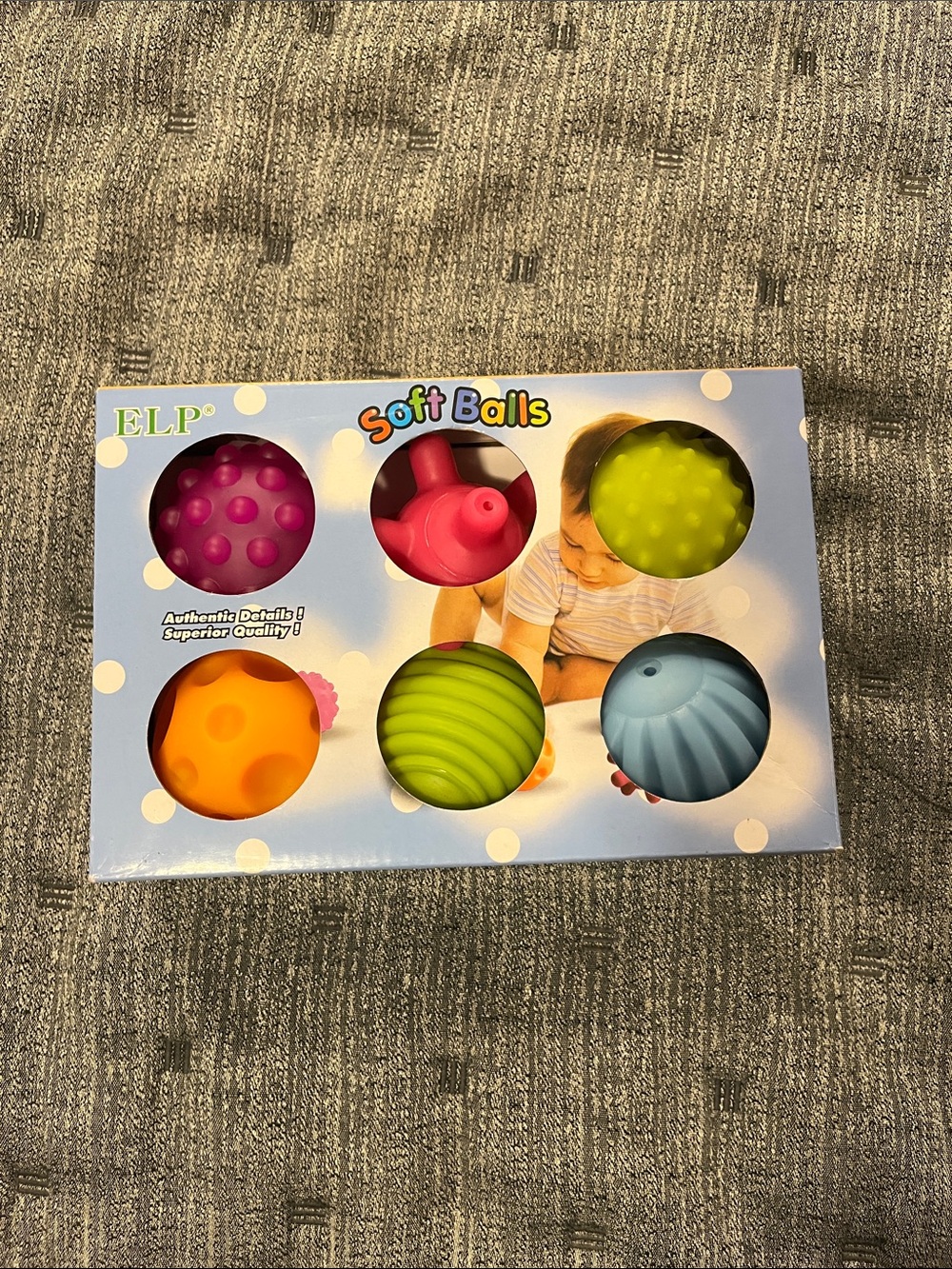 Soft Sensory Ball Set - Bright Multicolor